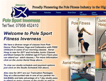 Tablet Screenshot of poledancinginscotland.co.uk